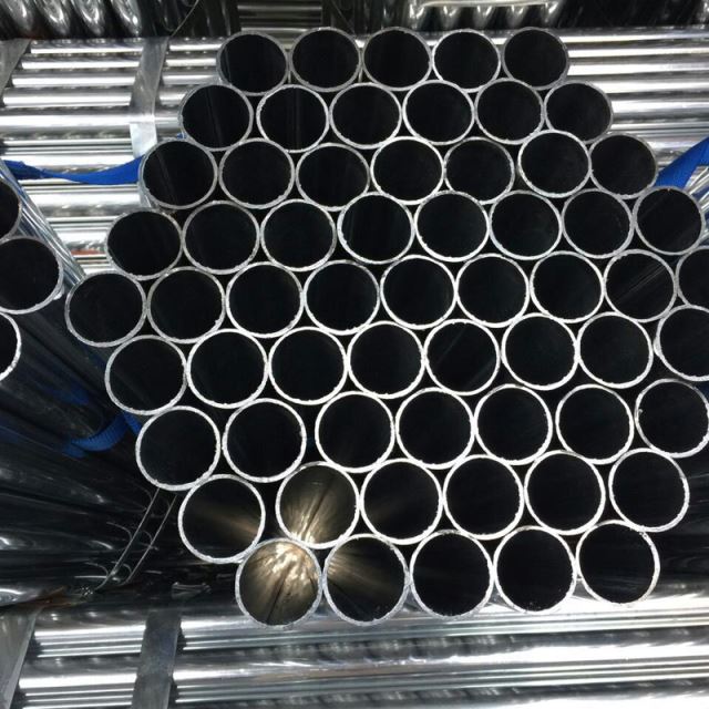 Rakennustelineet materiaali esisinkitty pyöreä teräsputki